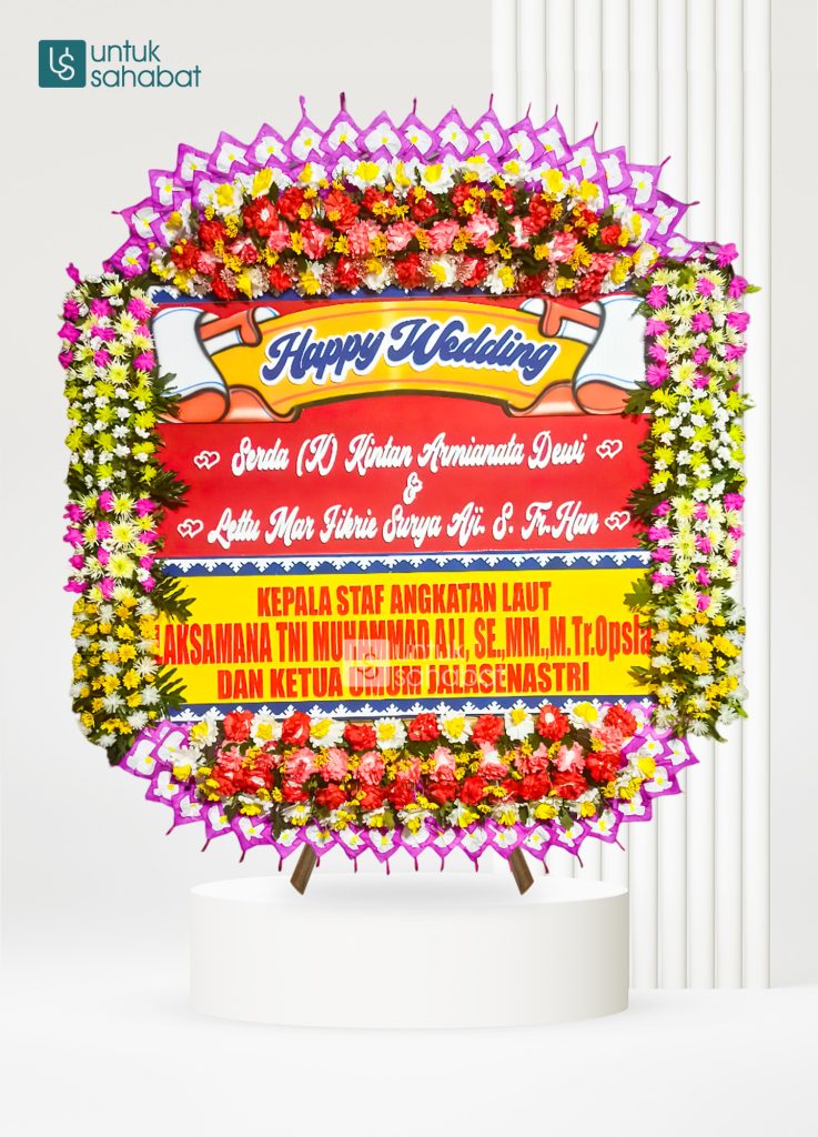 Papan Bunga Wedding Solo 1